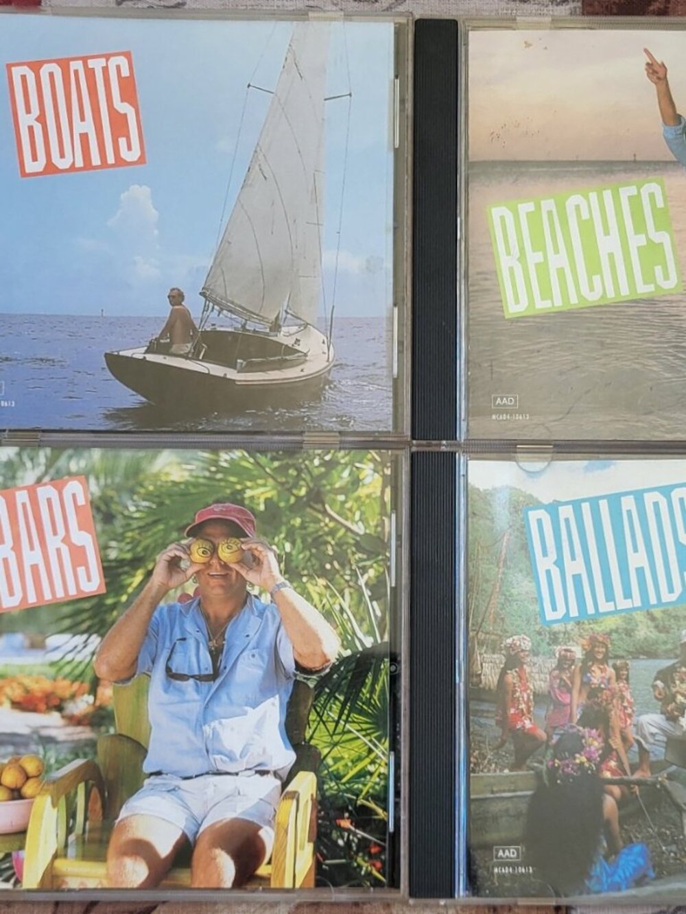 Jimmy Buffett Boats, Beaches, Bars, Ballads, 4 CDs - Yacht Rock Songs